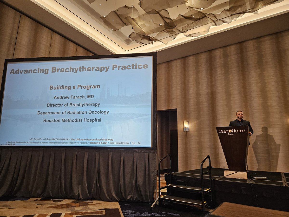 ArjitB_medphys's tweet photo. How to build a #brachytherapy program... words of wisdom by the leader of our "B-Team" @AndrewFarach @MethodistHosp @AmericanBrachy ... this GYN school workshop has been amazing.. kudos @GitaSuneja @radoncology 🙂 https://t.co/w9tZTC63jL