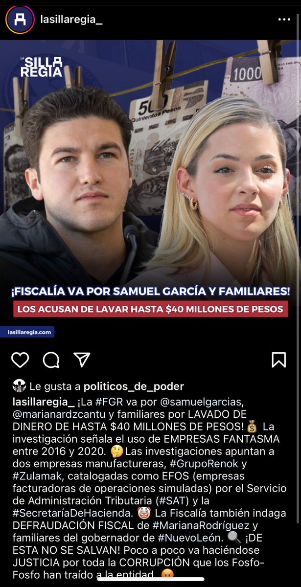 CarlosTorresF_'s tweet photo. Ahora entiendo el por qué de tanta pleitesía de @samuel_garcias a @lopezobrador_. https://t.co/9A6ni1pltk