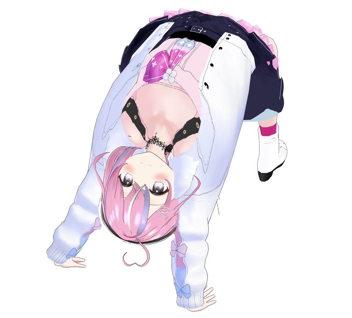 「立ちブリッジまじぱねぇ! #VRoid 」|順風のイラスト