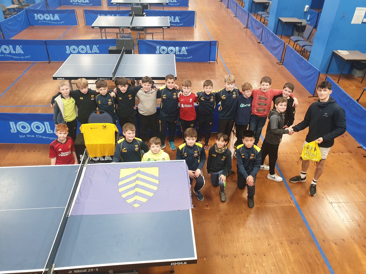 A brilliant morning playing table tennis <a href="/thegtta/">Guernsey TableTennis</a> A fantastic facility. Well done to Morgie who was the school's version of <a href="/matthewsyed/">Matthew Syed</a> and took home the goody bag. T shirts for all was an unexpected bonus #hcjsfootballtour #bellerive