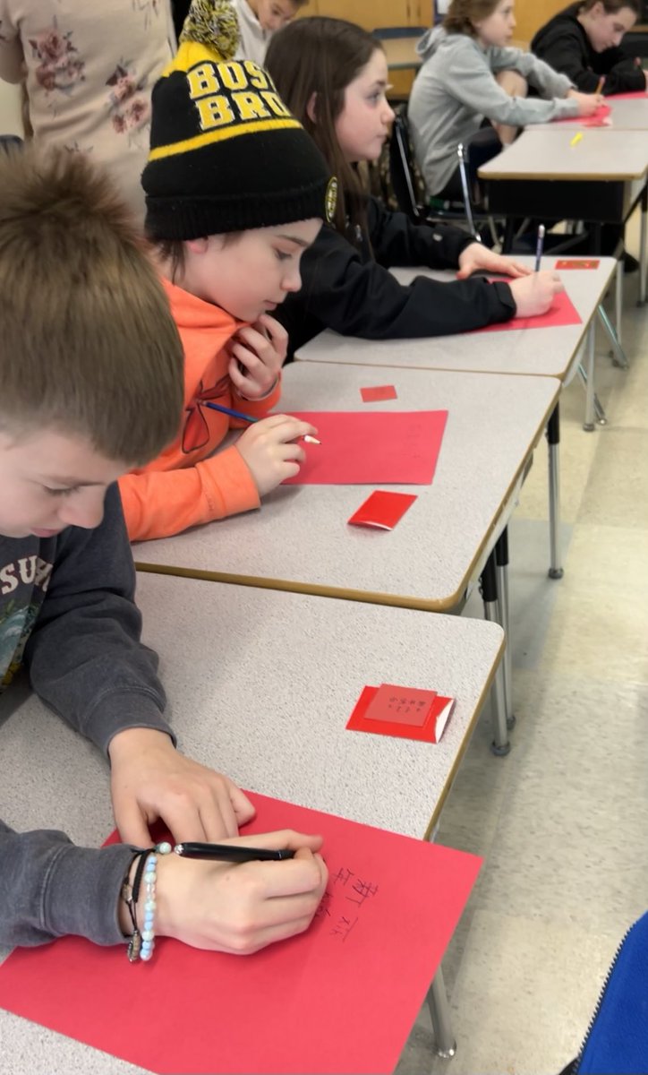 cscullydux's tweet photo. Informative and engaging lesson today from DHS National Honor Society students about Lunar New Year and learning Mandarin! Ty ladies! https://t.co/NfPeaCmUQ8