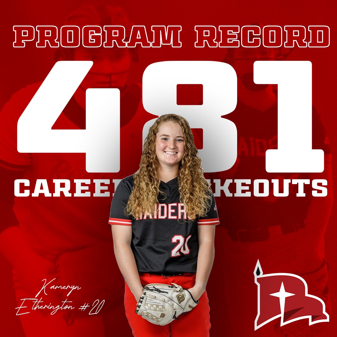 NWC Red Raiders (@nwcraiders) on Twitter photo ๐ฅ ๐๐๐๐๐๐ผ๐ ๐๐๐พ๐๐๐ฟ
Kameryn Etherington is now the program's all-time strikeout leader!
#RaidersStandOut | <a href="/NWCSoftball/">Northwestern College Softball ๐ฅ</a> ๐ฅ ๐๐๐๐๐๐ผ๐ ๐๐๐พ๐๐๐ฟ
Kameryn Etherington is now the program's all-time strikeout leader!
#RaidersStandOut | <a href="/NWCSoftball/">Northwestern College Softball ๐ฅ</a>