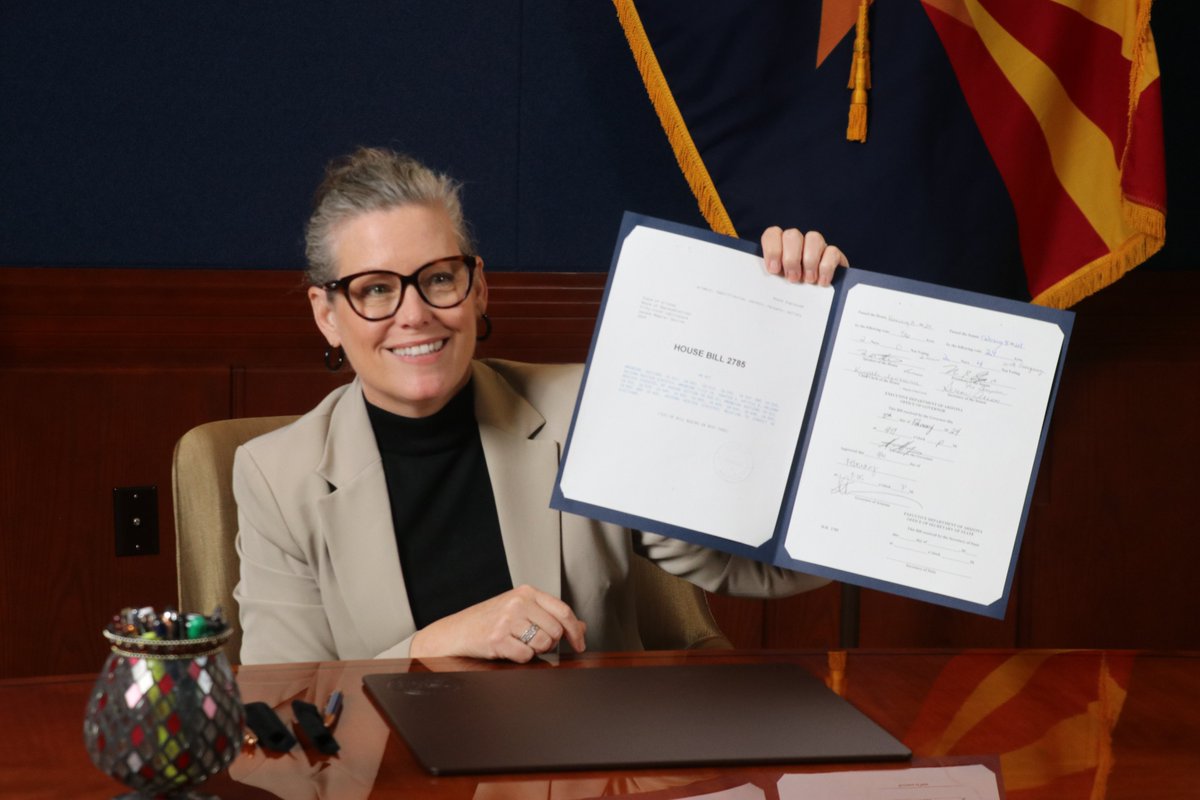 I'm proud to sign our bipartisan deal to keep our elections free and fair.

With this bill, we're making sure Arizonans will have their voices heard at the ballot box.