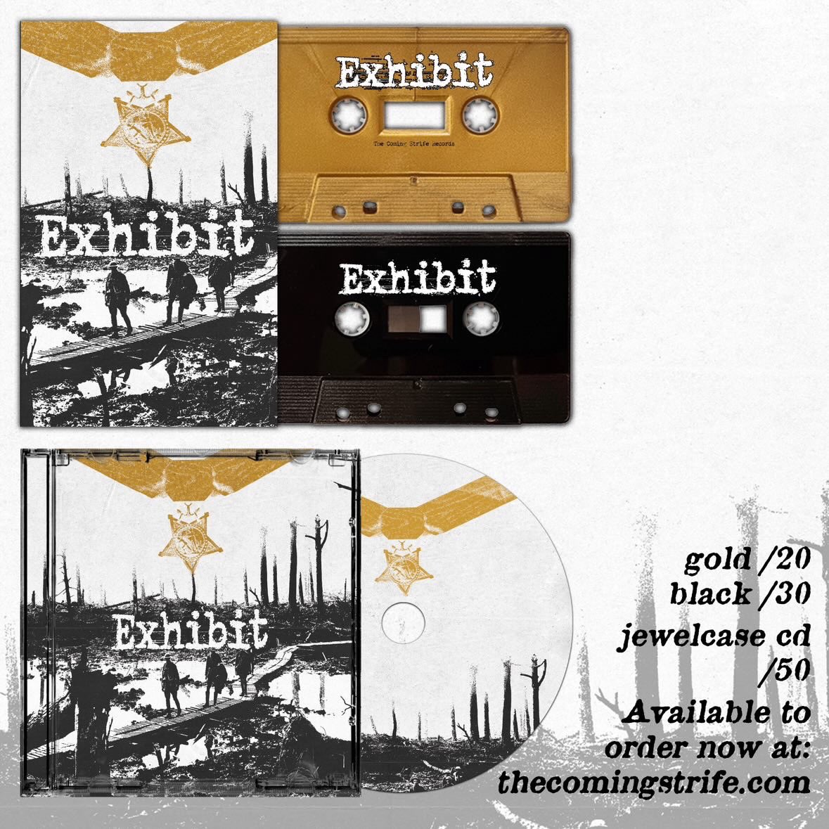 wasdshiftctrl's tweet photo. Exhibit EP Medal of Honor out now on the @ComingStrife huge shout out to them as well as Tower farm recording. And thank you to @TrailOfLuis for the art work! First show is Feb 25 with @VomitForth in Allston. https://t.co/3bBfYU0n7D