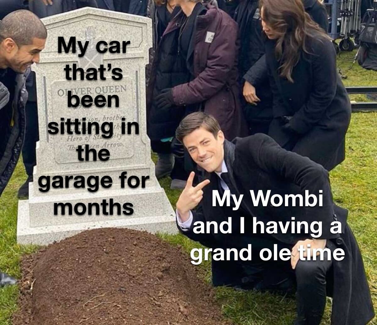 Did you know that 80% of your daily trips can be done on a Wombi instead of your car?

The more you know 🌈