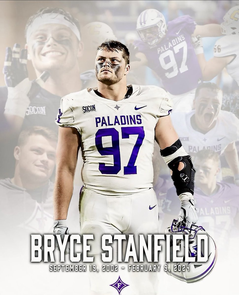 Christie Vaughn (@christiemvaughn) on Twitter photo Grateful to have known such a beautiful soul. Thank you <a href="/BryceStanfield/">Bryce Stanfield</a> for being a part of the Furman family and embodying everything it means to be a Furman man. Your legacy will live on forever 💜 #BigBryceEnergy #97 Grateful to have known such a beautiful soul. Thank you <a href="/BryceStanfield/">Bryce Stanfield</a> for being a part of the Furman family and embodying everything it means to be a Furman man. Your legacy will live on forever 💜 #BigBryceEnergy #97