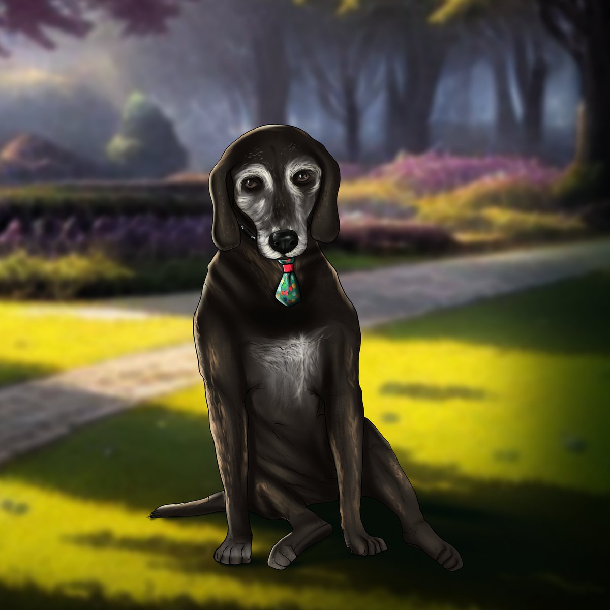 Elsa_Brien1's tweet photo. A wonderful dog illustration for my friend figgydogg. He's not on twitter but he does have a twitch and I'm attaching the link below if you guys want to follow him ❤️

https://t.co/K0c2VulMaZ

#digitalart #pets #animalart https://t.co/R6H9tX9cCF