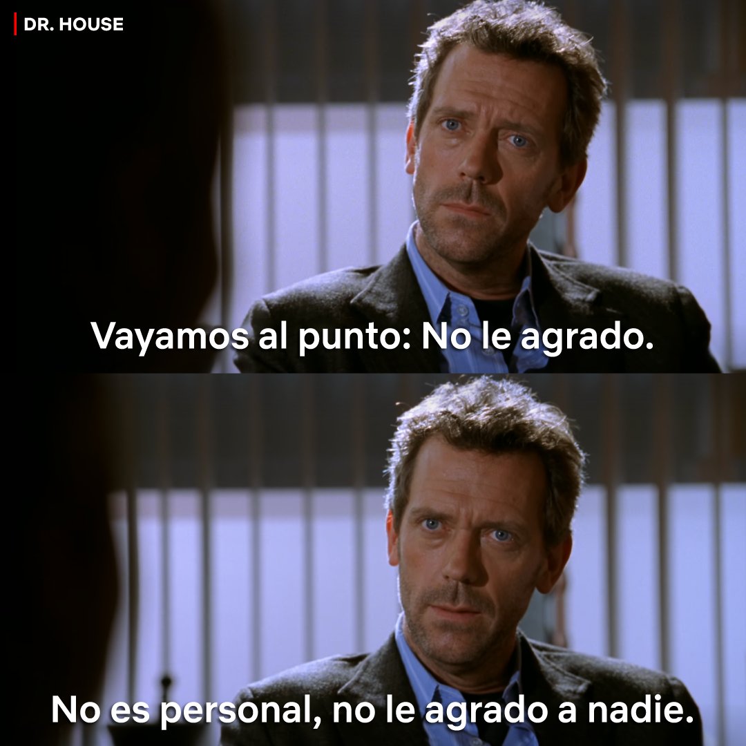 NetflixLAT's tweet photo. No le demos vueltas, a mí sí me gusta 'Dr. House'. 😎 https://t.co/gdwoWysW0s