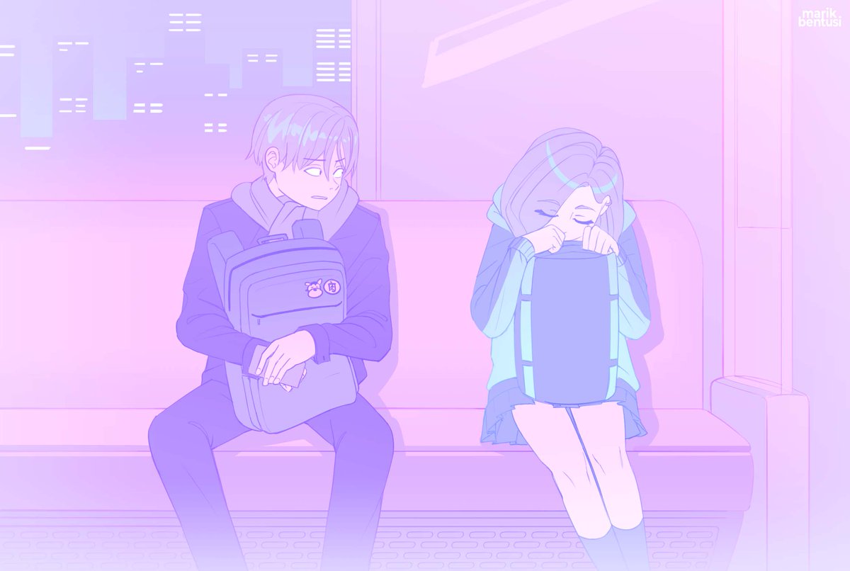 「Taira &amp; Azuma from You And I Are Pol」|Marik Bentusiのイラスト