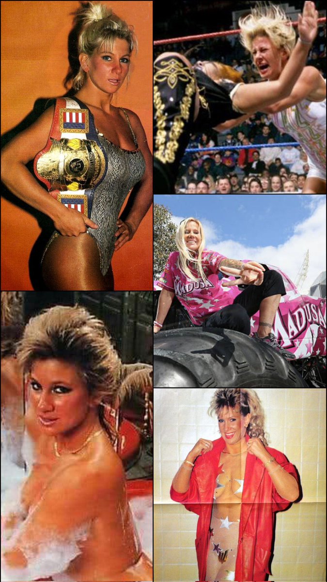 HarryHaris48861's tweet photo. Happy Birthday Madusa Miceli aka Alundra Blayze, born February 9, 1963 in Minnesota, USA. She wrestled in the AWA, WWF, WCW and in Japan and became a Monster Truck driver after her wrestling career. #MadusaMiceli #AlundraBlayze #prowrestling #AWA #WWF #WWE #WCW #HappyBirthday https://t.co/OY3ZdXtqhw