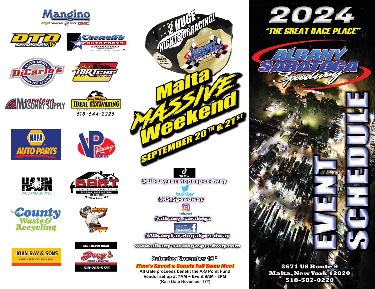 Albany-Saratoga Speedway tweet media