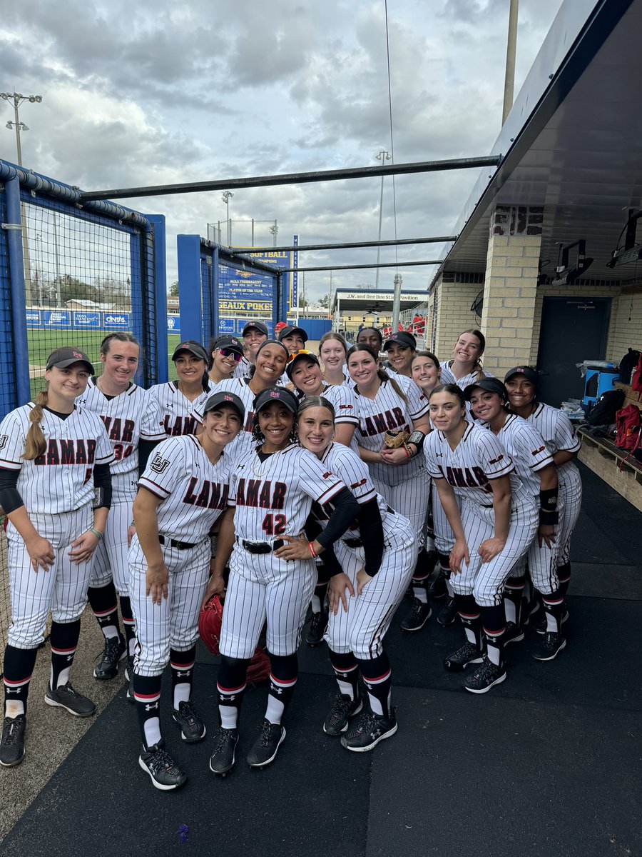 Team 12 getting ready for first pitch.