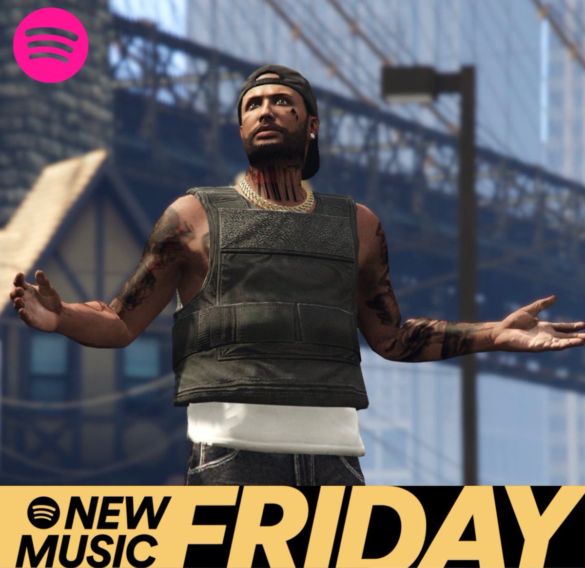 DotifyStreaming's tweet image. NEW MUSIC FRIDAY 
@50Cal_GTA with new single #RockABye 
Listen now on #Dotify