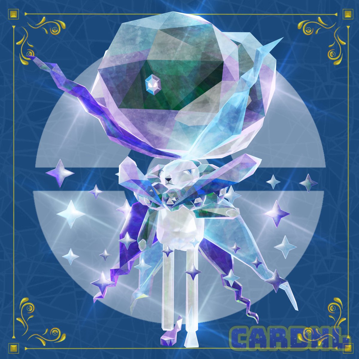 CardnlH's tweet photo. Here's another Terastal form concept, this time for Calyrex! It's an Ice and Ghost type, resembling Spectrier and Glastrier! #Pokemon #PokemonTCG #PokemonGO #PokemonGOCommunityDay #Fakemon #b3d #PokemonScarletViolet #pokemonfanart #PokemonConcierge #PokemonLEGENDS https://t.co/IyNU4NVXfQ