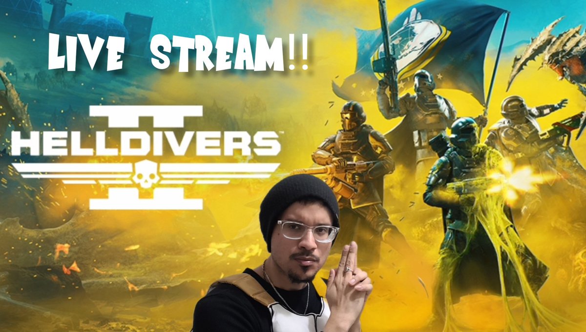 postthequest's tweet photo. I'll be streaming tonight at 9:30PM EST on our Youtube Channel!

A Like and a Share would be SUPER appreciated! We appreciate it here at, Post The Quest!

#Helldivers2 #PlayStation5 #PostTheQuest https://t.co/I54B4KezqO