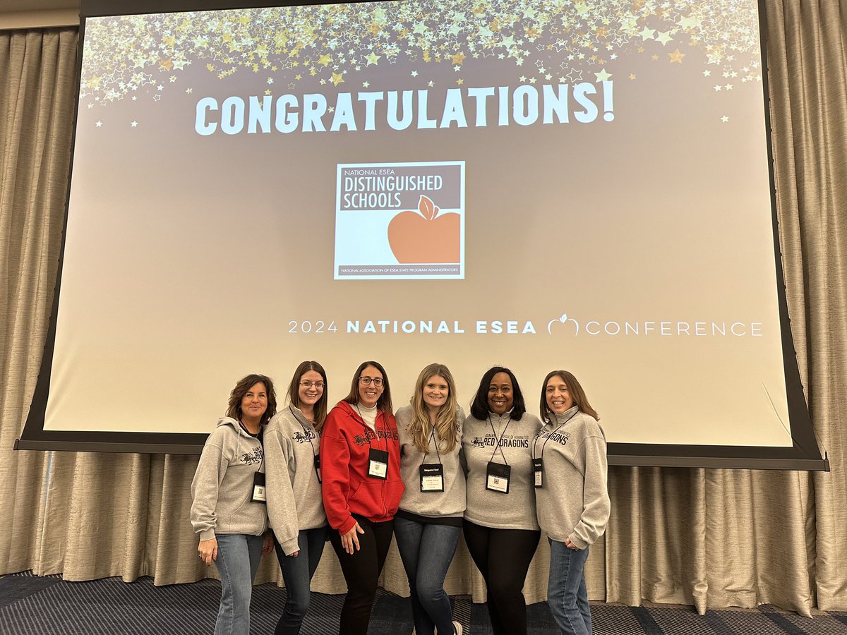 ASH faculty was recognized and honored as a Distinguished School this week at the ESEA Conference in Portland, Oregon. #ESEA2024