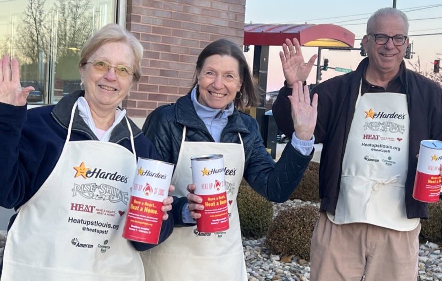 HeatUpSTL's tweet photo. Bulletin: So far, the annual Rise and Shine for Heat Day benefit raised $955,000, 7% more compared to 2023. All weekend @Hardees has @HeatUpSTL canisters. You can also round up ANY menu purchases thru Monday. Thank you STL region. Feb. 14th, 2025 just around the corner. See you! https://t.co/STvDnXEDL0