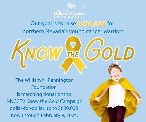 NewsTalk780KOH's tweet photo. Join @RenoTalksLive today w/@GregNeft at Scheel's from 3-5pm for the Northern Nevada Children's Cancer Foundation Radio-A-Thon! To donate now, call 775-799-GOLD, go to https://t.co/bUWMtQSQrR or come to SCHEELS to donate! #NNCCF #KnowTheGold #localtalk #KOHNews #RenoNews #NVNews https://t.co/wSz7S0nlNn
