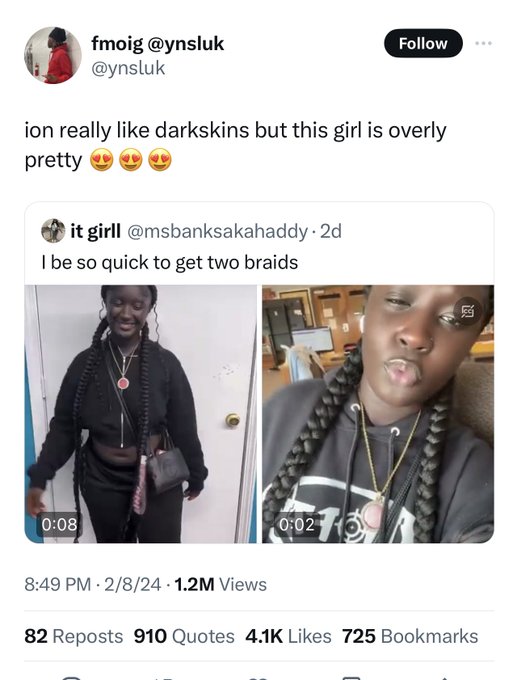 PSA🗣️ Colorism is an automatic BLOCK https://t.co/potSBHgO6e
