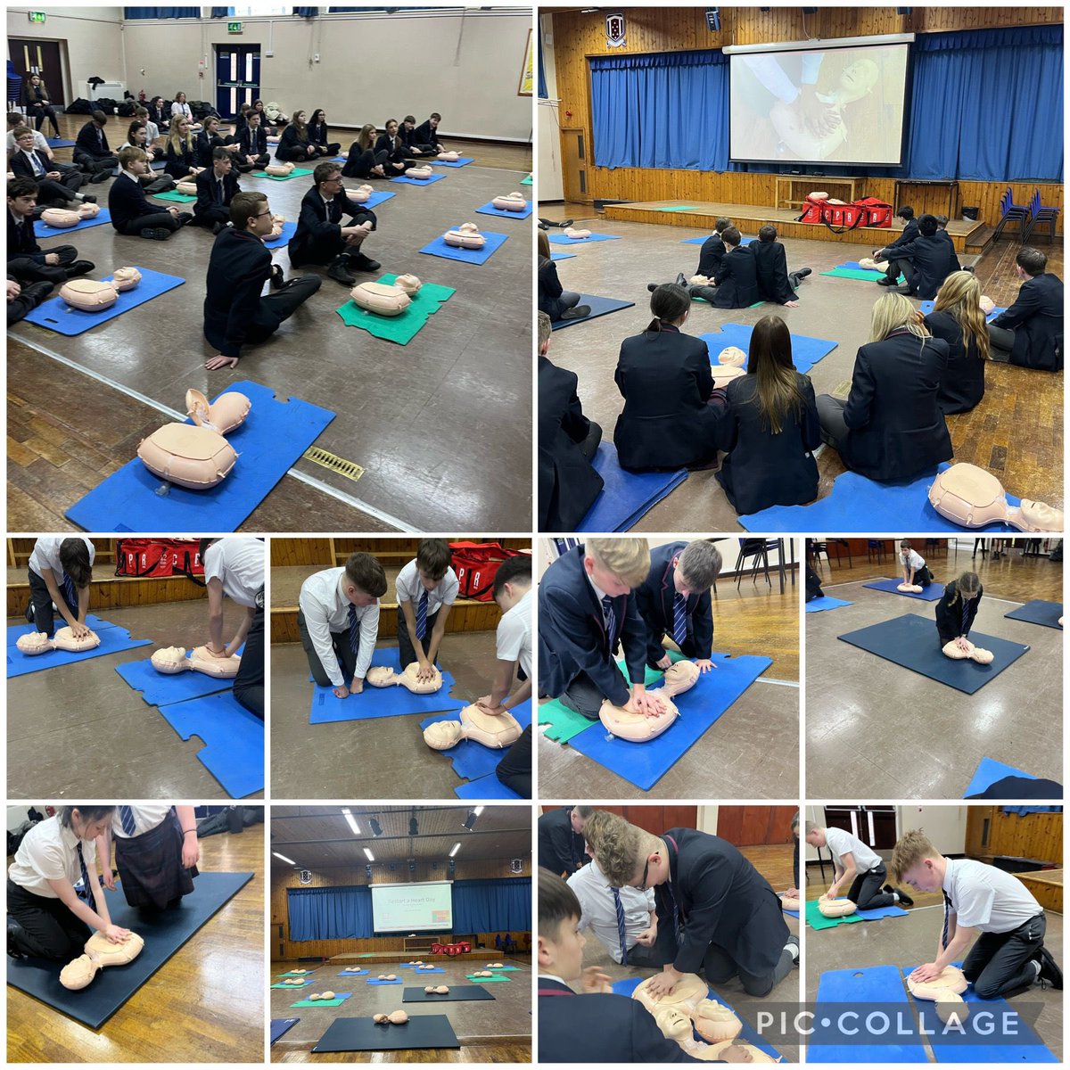 All Year 9 students took part in Restart A Heart ❤️ workshop led by <a href="/VMHolmes83/">Vicki Holmes</a> <a href="/TheBHF/">British Heart Foundation</a>