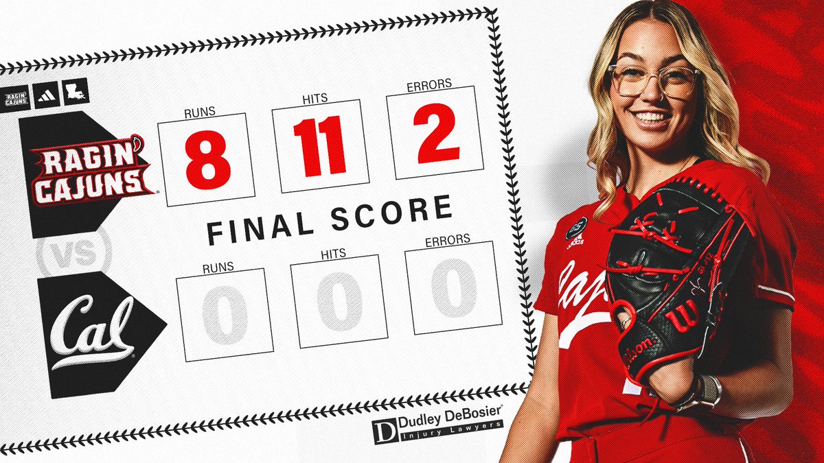 Louisiana Ragin' Cajuns® Softball tweet media
