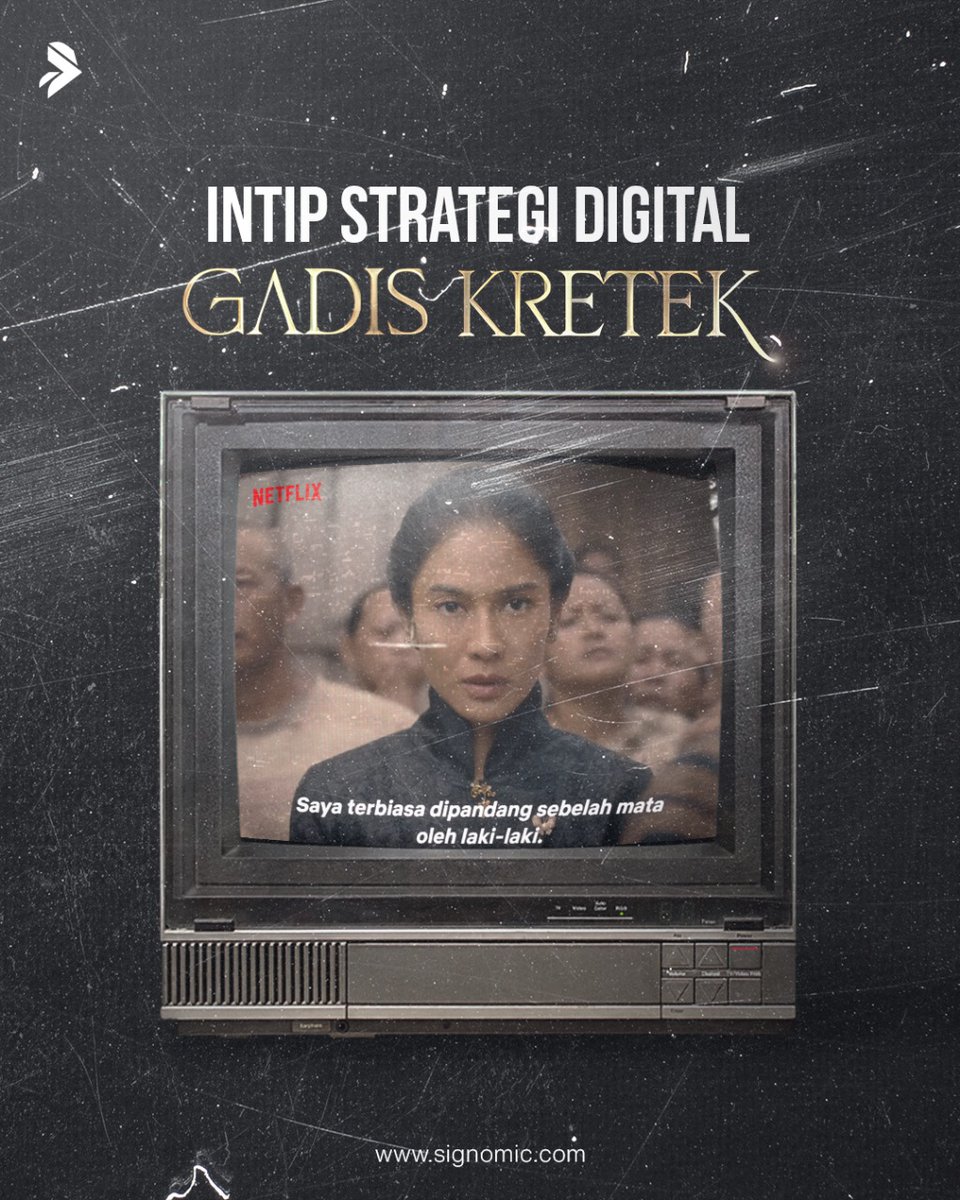 signomic's tweet photo. Baru nge hype Film Series Netflix Indonesia berjudul Gadis Kretekkan? Bukan chiropractor lho ya. Sekarang kita bahas gimana strategi media digital yang digunakan dan apa yang bisa kita adopsi nihh buat bisnis kita! Cek Yuk!
#socialmediamanagement #socialmediaagency #gadiskretek https://t.co/7hhfyEFXUe