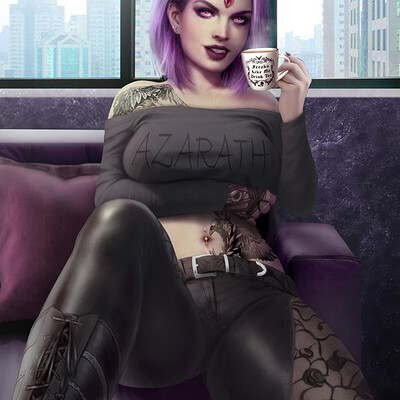 TitanSorcery's tweet photo. If Raven ❤️ the fantasy/kink/fetish, she wants to do it ASAP 🤭 https://t.co/Xk549aSz0S