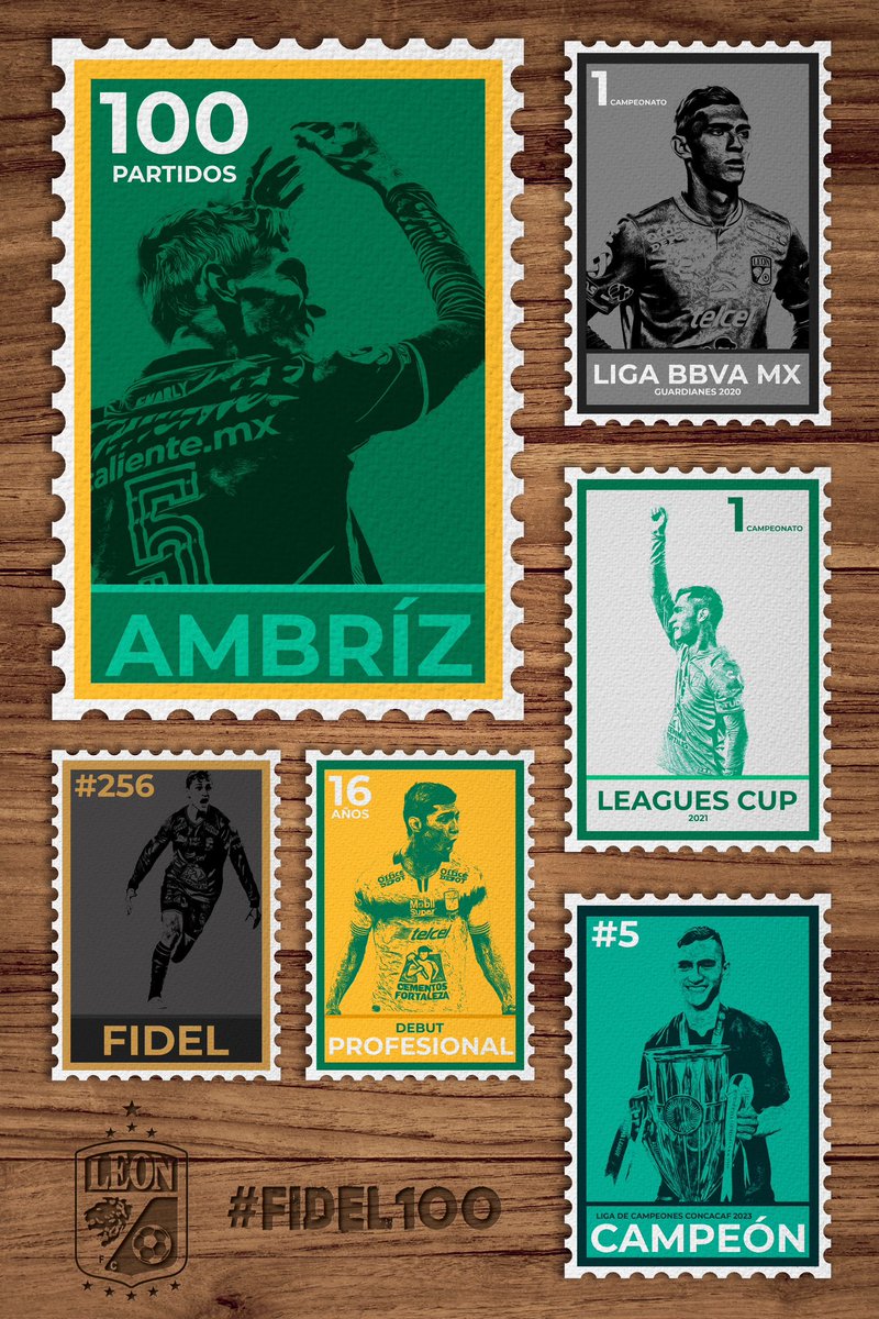 clubleonfc's tweet photo. Debutó con esta camiseta a los 1️⃣6️⃣ años, ha sido 3️⃣ veces campeón,  cumplió 1️⃣0️⃣0️⃣ partidos y apenas tiene 2️⃣0️⃣ años.

Fidel Ambriz, un leonés que escribe una gran historia en el Futbol. 

#Fidel100 @fidel_ambrizz 

#SerFieraEsUnOrgullo 🦁 https://t.co/vlEf6Rn1az