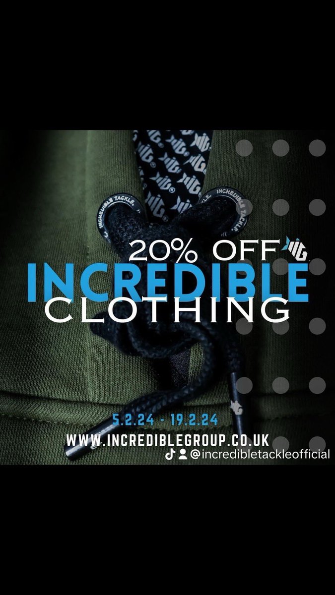 Increditackle's tweet photo. Our clothing deal date has now been extended, so click on the link below and get yours ordered up today…..
https://t.co/WHBZcD1npI
#incrediblebaits #incredibletackle #nature #carp #carpfishing #bait #twittercarp #photography #carpy #fishing #banklife #commoncarp #mirrorcarp https://t.co/eBZJQbVOPg