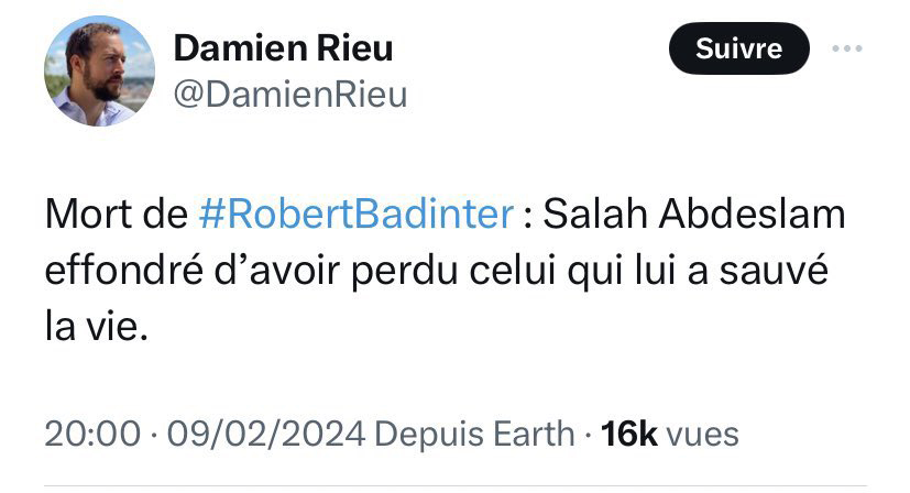 Nain_Portekoi's tweet image. Surtout ne faites pas circuler ce tweet dont Damien Rieu a eu tellement honte qu'il l'a supprimé.
Il ne faudrait surtout pas que les gens apprennent quelle genre de sombre merde est ce type.
Je compte sur vous.