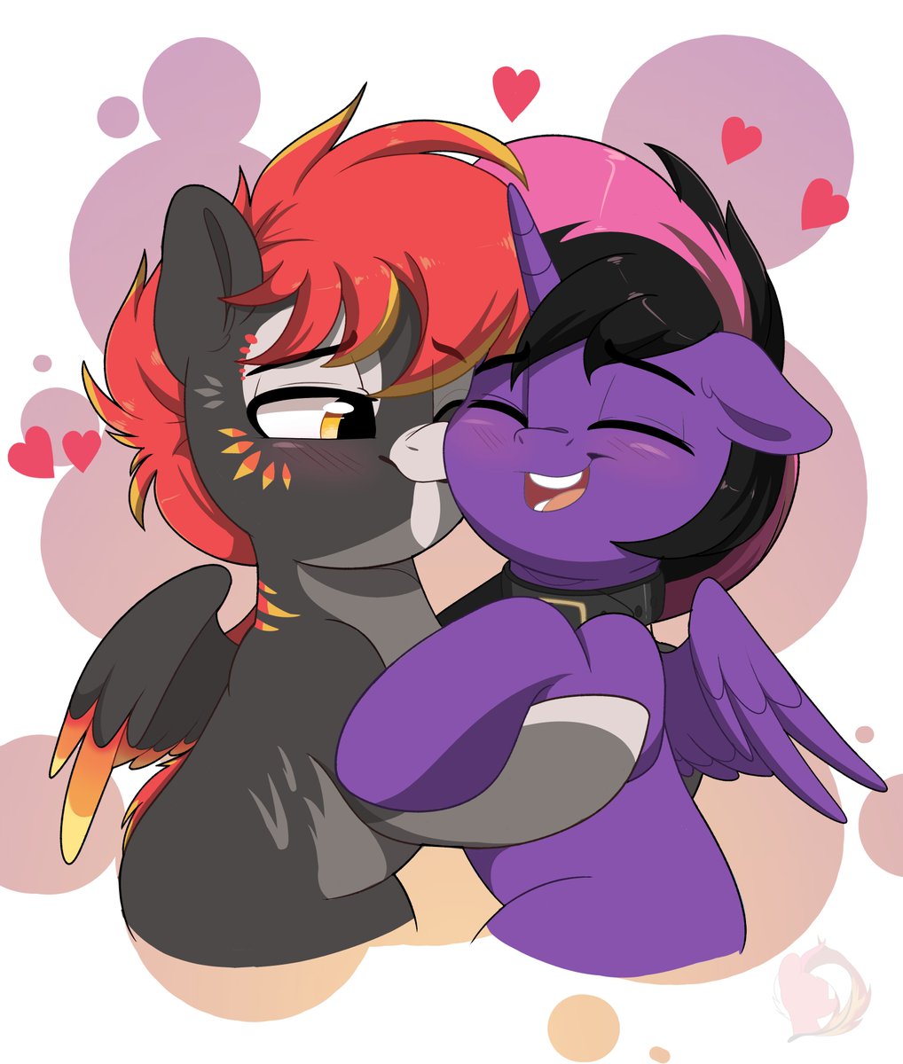 more ych results for <a href="/lightflux_/">Light Flux</a> and <a href="/Kenn_RM42/">🔞 Kenn</a> another lovely packs done, they looking so precious! *-*
#mlp #pony #brony #ych #digitalart #2dart #cute