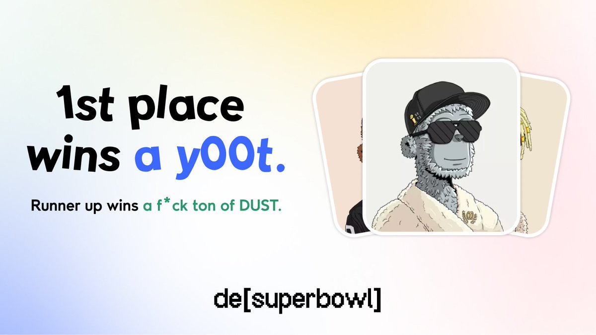 Bet on the Super Bowl with $DUST, only on Solana. Made in collaboration with @delabsxyz Welcome to de[superbowl] 🧵👇