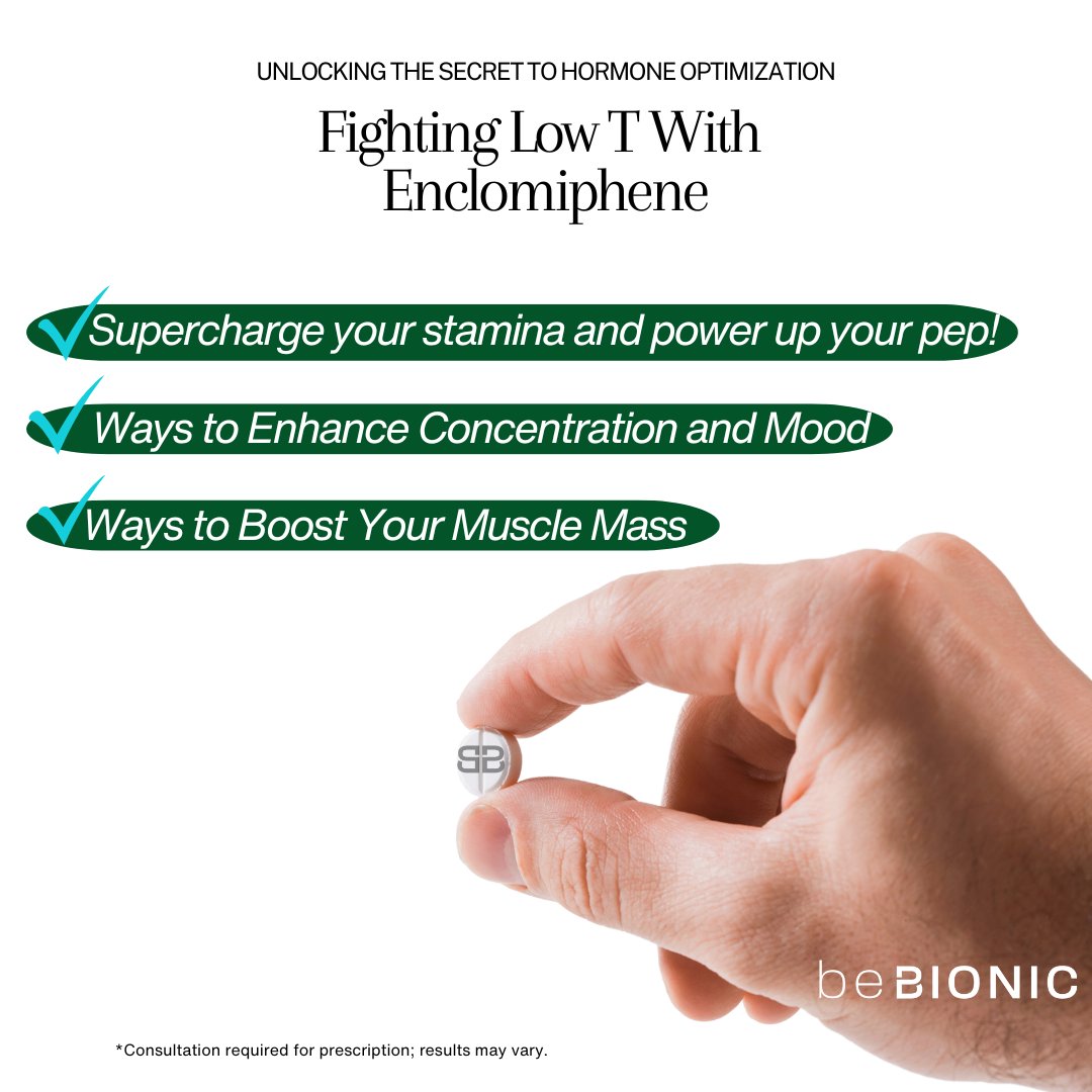 🔹 Exclusive Offer: Male Enclomiphene Therapy! Say goodbye to fatigue, low energy, and diminished vitality.Don’t miss out on this life-transforming opportunity. Contact us today:

Your journey to a more energized, vibrant you begins NOW.💪 Link in BIO!