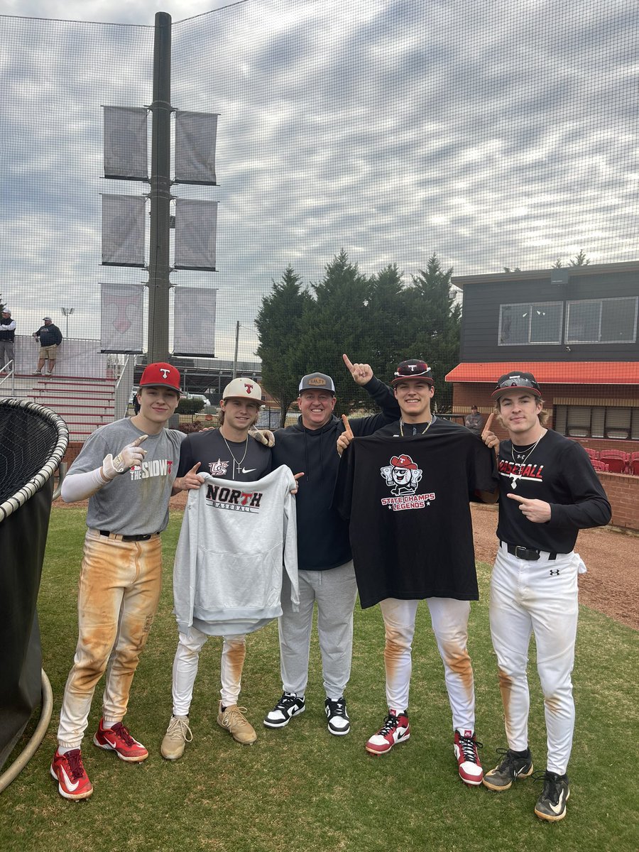 TheDataCage's tweet photo. The journey of @44ProCustom partnering with the staff and players at @NOHS_Baseball began almost 3 years ago, and it’s been an experience I’ll always appreciate. 
These will always be my guys! 
Back to Back State Champs.  The target on their back is unprecedented, but if any dudes can handle it, it’s them. #BuiltDifferent