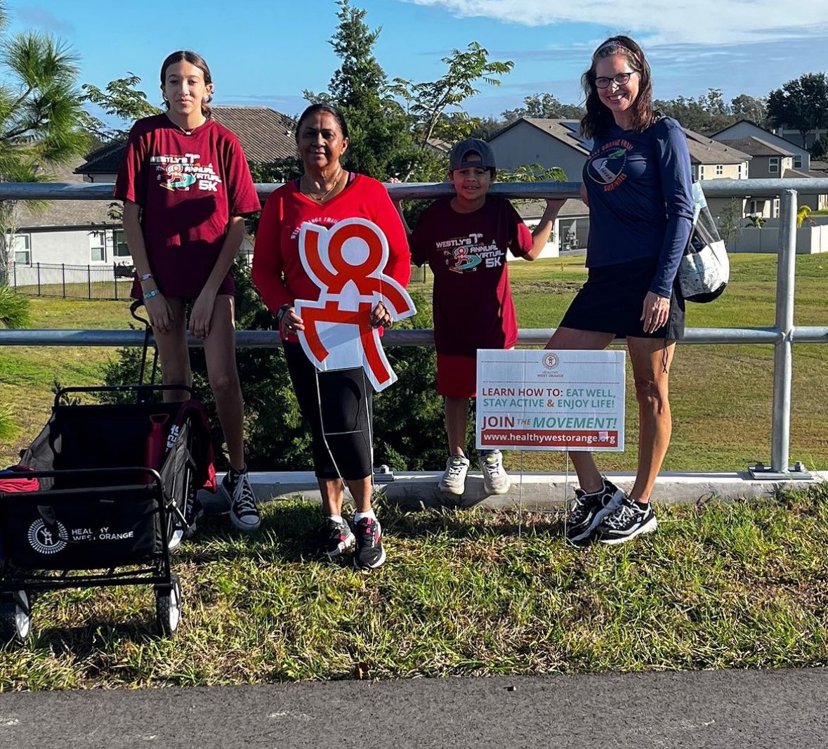 hwowestly's tweet image. I love when people snap a #healthyselfie with me out on the West Orange Trail! #community #PublicHealth