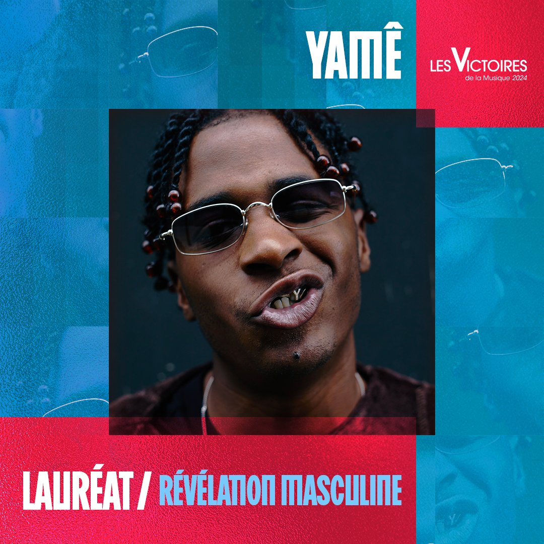 #RévélationMasculine 🌟 La Victoire de la Révélation Masculine de cette nouvelle édition des #VictoiresDeLaMusique est attribuée à @yame_bantu ! Félicitations ! #Victoires2024