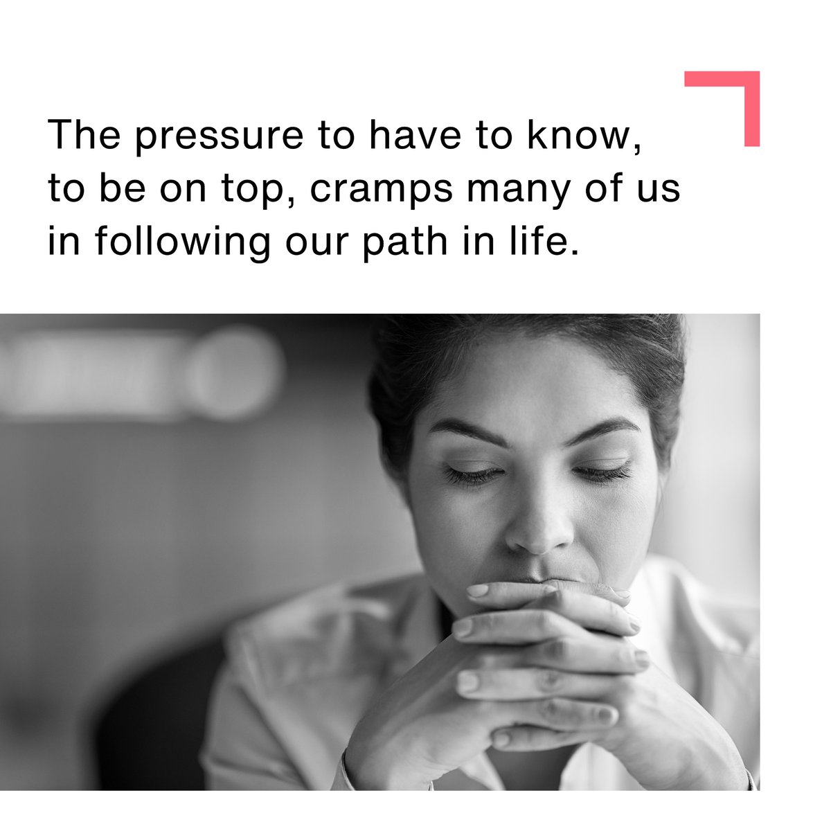 metonomy1's tweet photo. “Not knowing is healthy…” - Dawn Menken, Ph.D.

#QOTD #leadership https://t.co/5bUgj6Evib