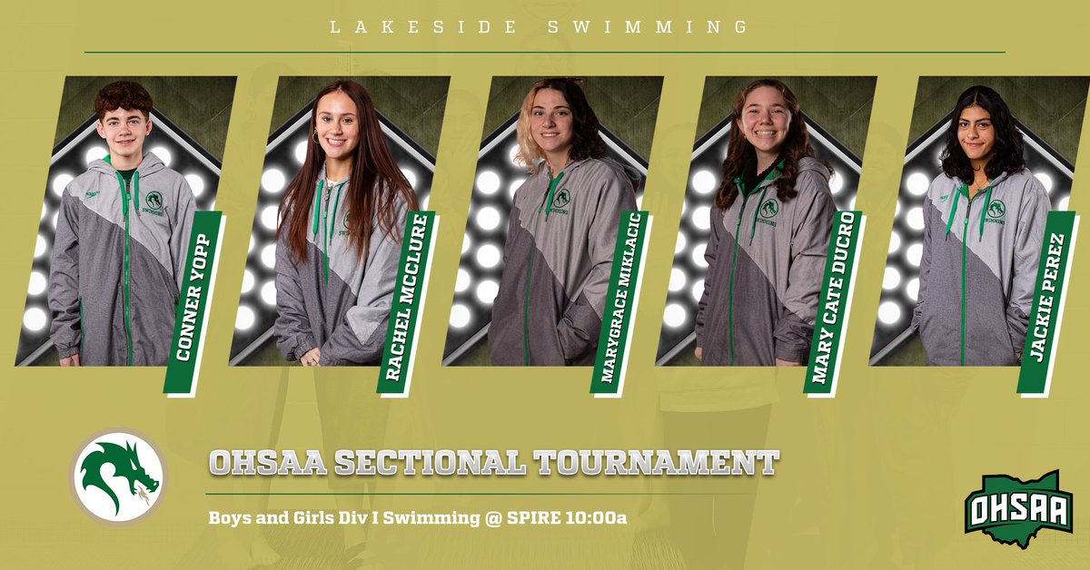 Lakeside Swimming looks to advance to the District Tournament at the Division I meet at SPIRE in Geneva.  Meet Day 2/10 @ 10:00a Get your tickets here: ohsaa.org/tickets
