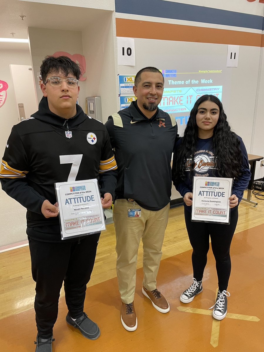 Frank Martinez (@coach1martinez) on Twitter photo Congratulations to <a href="/Noah_Perales1/">Noah Perales</a> and Victoria Dominguez for earning the Character Matters Athlete of The Week Award! Great players and even better people! 🏀 🏈 🏐 @coachcharac7er <a href="/SocorroISD/">Socorro ISD</a> <a href="/EDAztecs_HS/">Venessa Betancourt</a> @Hernando_MS Congratulations to <a href="/Noah_Perales1/">Noah Perales</a> and Victoria Dominguez for earning the Character Matters Athlete of The Week Award! Great players and even better people! 🏀 🏈 🏐 @coachcharac7er <a href="/SocorroISD/">Socorro ISD</a> <a href="/EDAztecs_HS/">Venessa Betancourt</a> @Hernando_MS