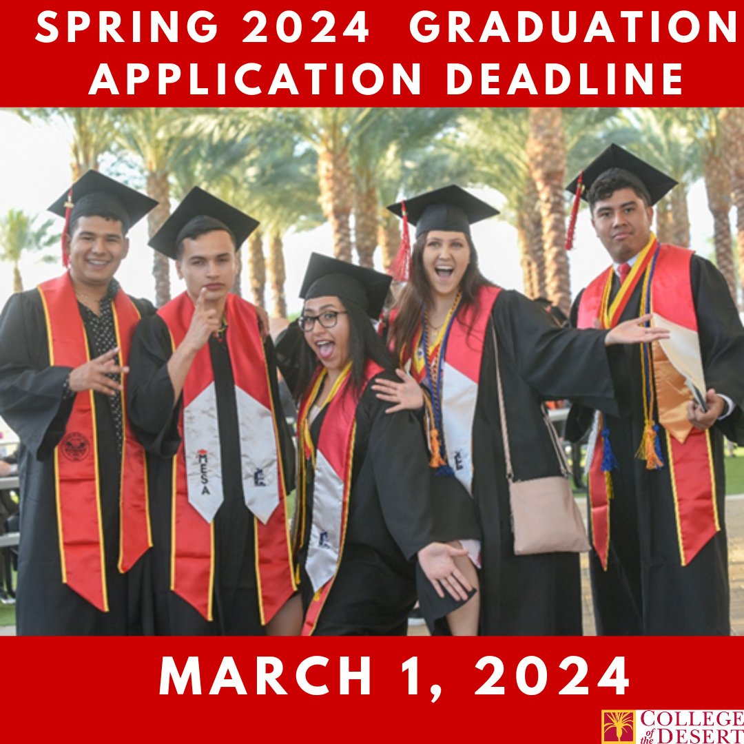 ♦️ Verify eligibility and review the graduation requirements through your Self-Service portal 
♦️ Consult your academic counselor for guidance and ensure completion of necessary coursework
♦️ Submit the degree or certificate application 
♦️ Updates through MyCOD student email