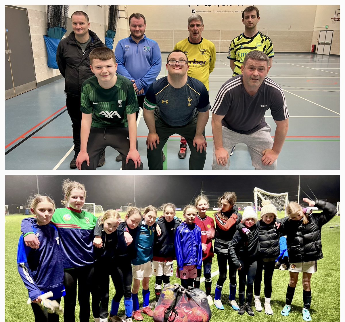 SeamusHeath1's tweet photo. Excellent night of football outside and inside.
Delighted to be part of people development and careers.
#MoreThenFootball
Smiles all round.
βοΈ Down Special Olympics
βοΈ Ballynagross girls https://t.co/qNHHVuRnQ8