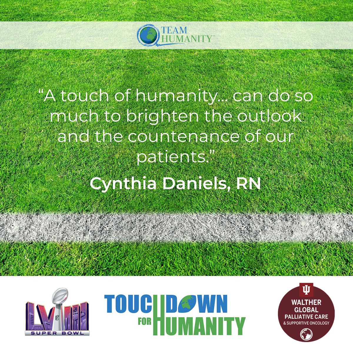 As #SBLVII unites a watching 🌎, it highlights the touch of #humanity we all need on this stage called Life & power of #PalliativeCare teams ushering to brighter days🎥 bit.ly/3uzE0Eo @DrTedros @NFLPA @CBSports @shannonsharpe @TurnerSportsEJ @taylorswift13 @49ers @Chiefs