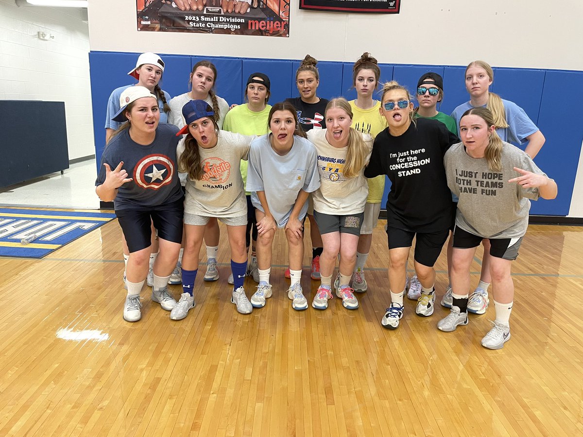 LadySkyhawksBB's tweet photo. Adam Sandler themed practice today!  

Quarterfinal game tomorrow night at 6 pm at home.  Come on out and support these girls! https://t.co/jmFwe9qOxt