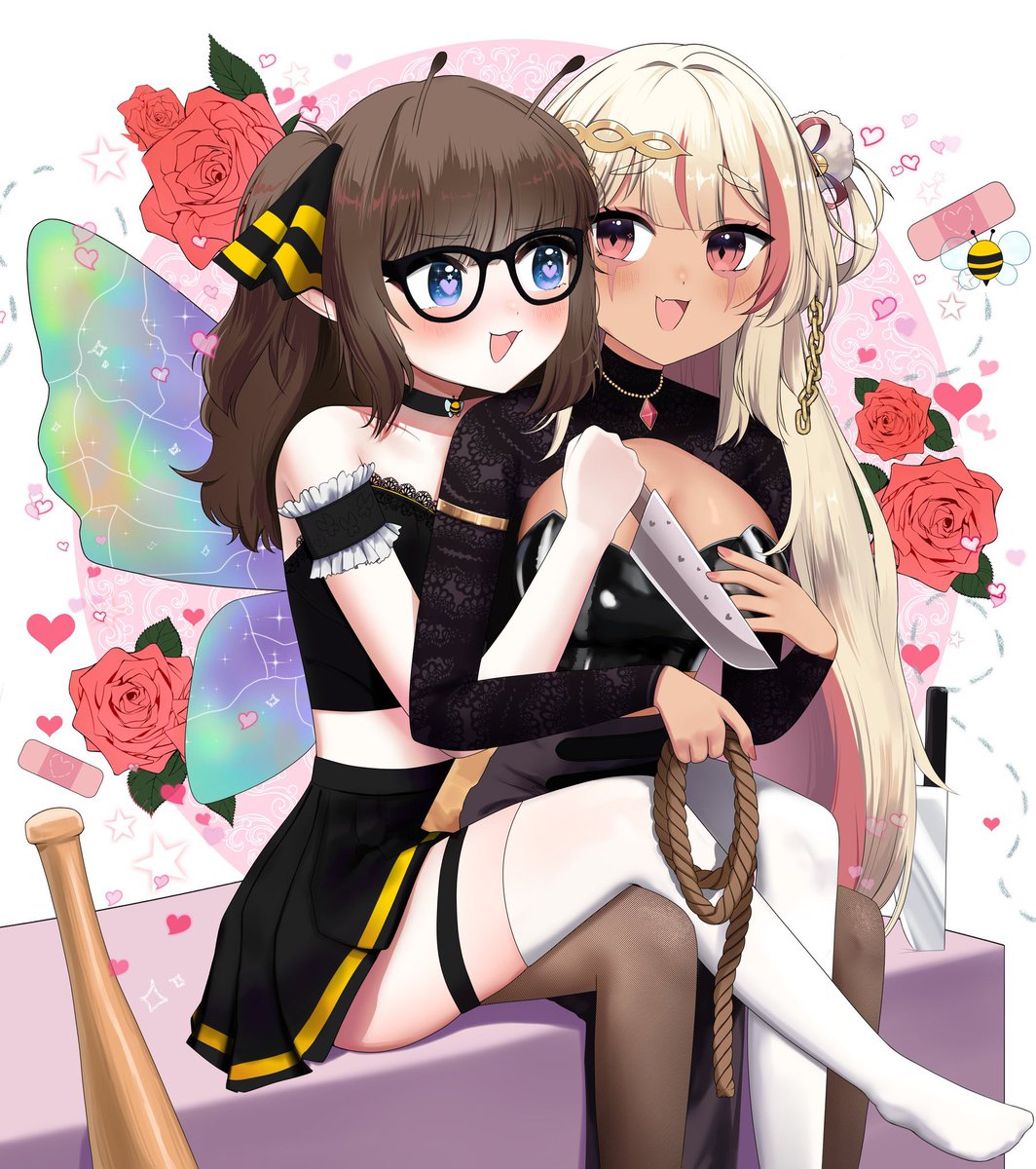 stariety's tweet photo. I’ve got a sick obsession, I’m seeing [her] in my dreams ✨

🎨 @Daemo72 

#beeiety #stariety #Vtubers #kuddlebeeart https://t.co/85SAfHhtbq