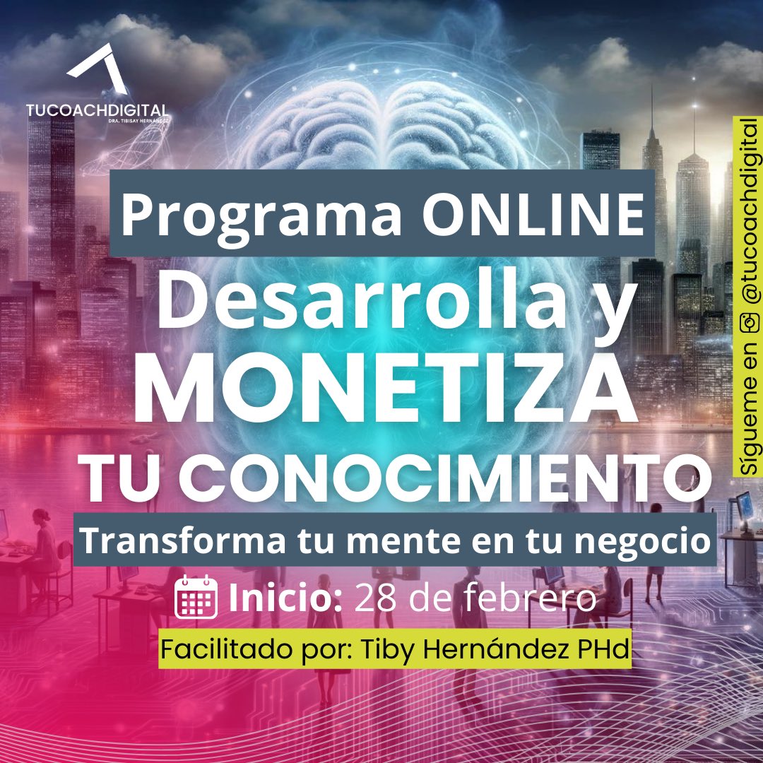 tu_coachdigital's tweet photo. Para más información contáctame al WhatsApp +57 3246755280 https://t.co/vWQQaQ7N0O