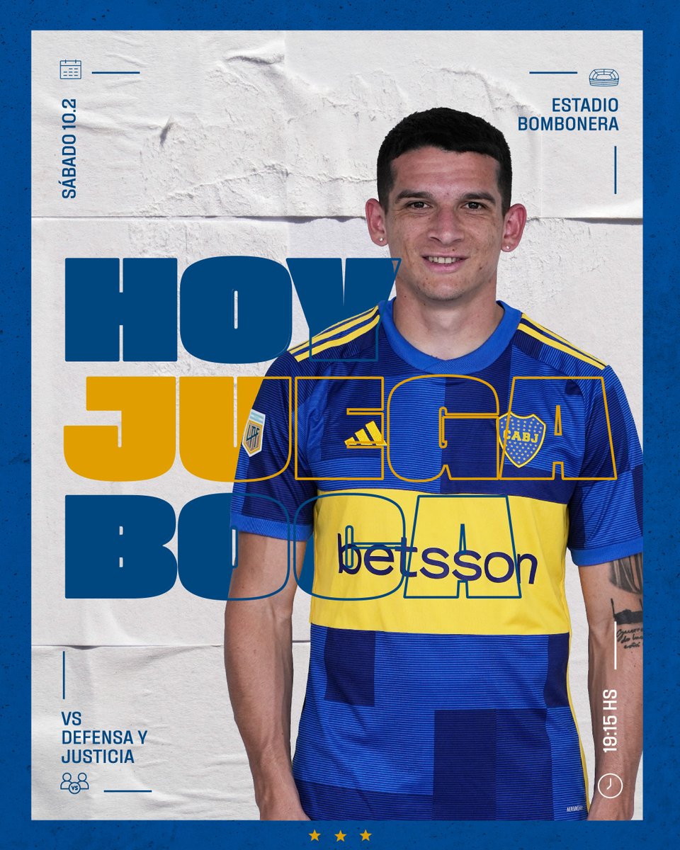 ¡𝗛𝗢𝗬 𝗝𝗨𝗘𝗚𝗔 #𝗕𝗢𝗖𝗔! ⚽️💙💛💙