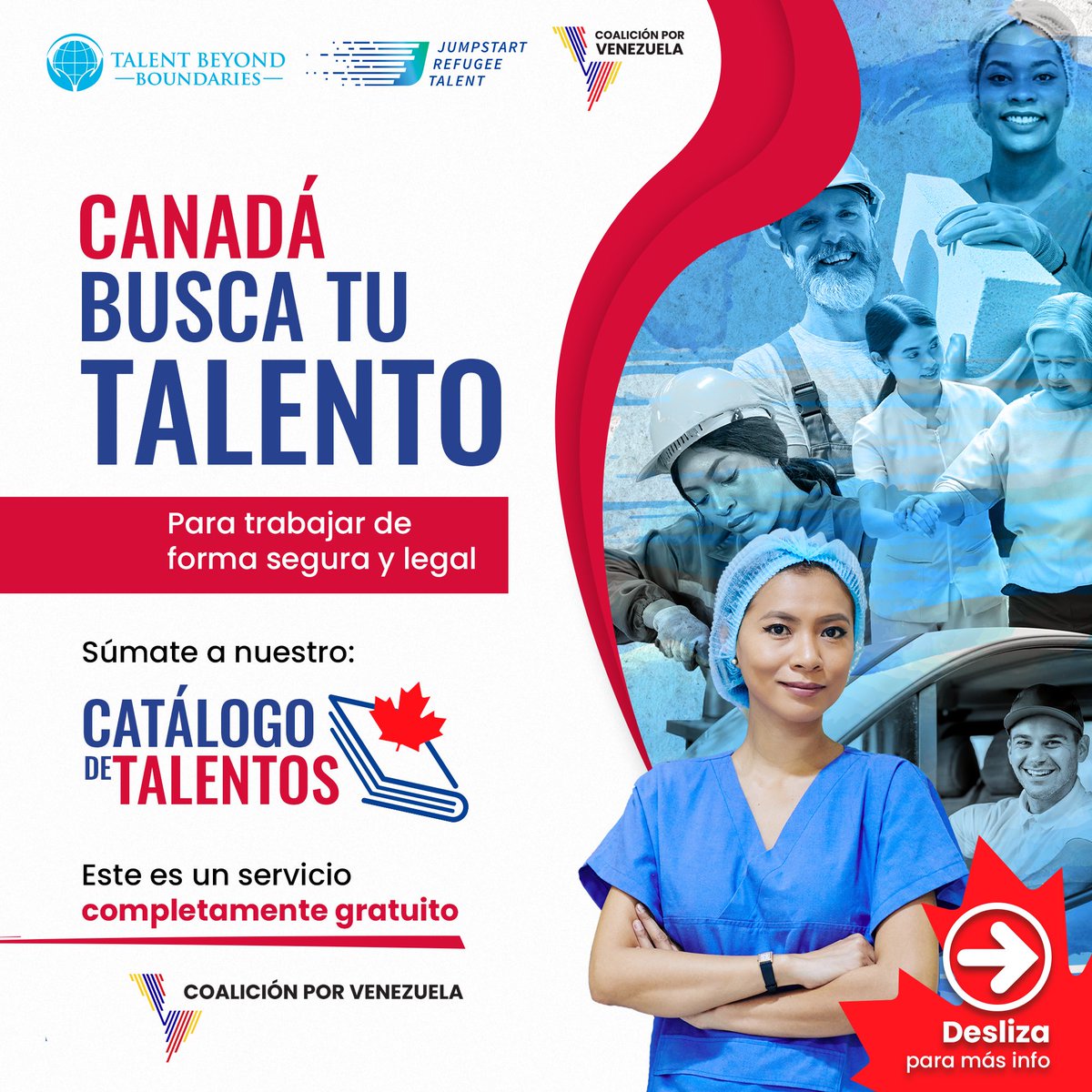 Canadá busca tu talento🎯

Si eres venezolano y estás en cualquier país de Latinoamérica y el Caribe, esta oportunidad es para ti