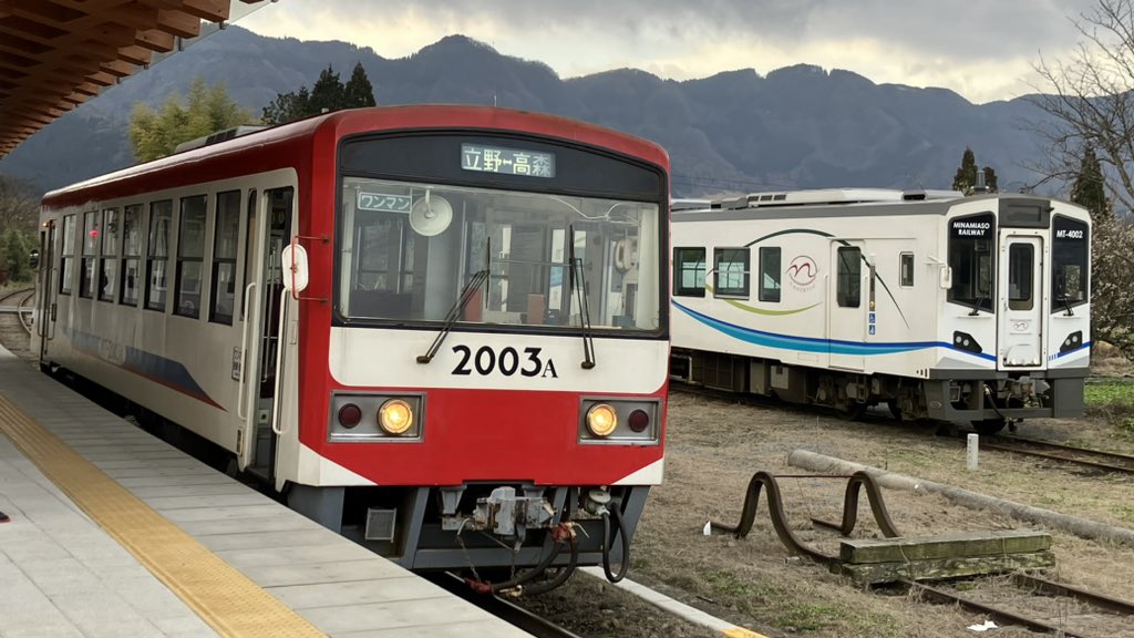 MARyusuge1's tweet photo. あと3日。
#南阿蘇鉄道 #MT2000 https://t.co/QRXI4PT3cl