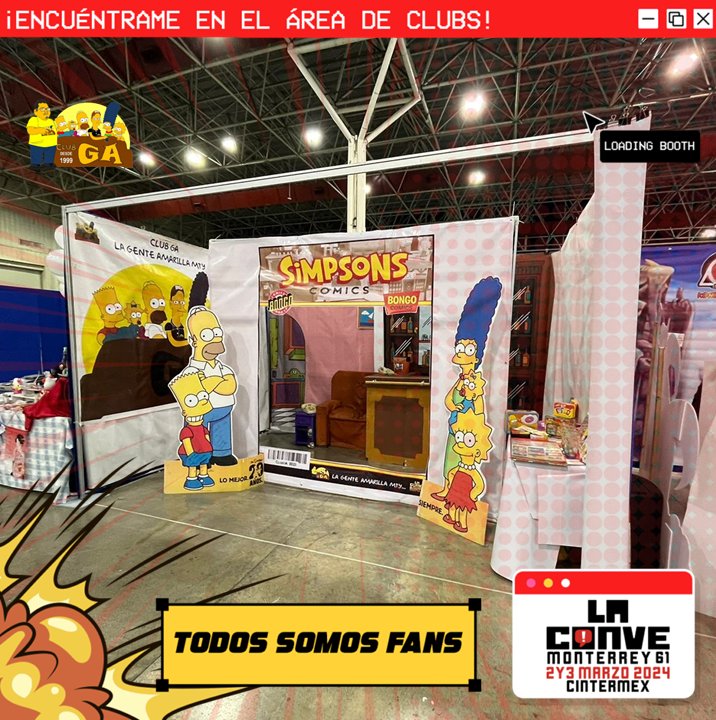 ClubGA1's tweet photo. Se esta preparando el Stand para @LaConveMTY  en @cintermexmty . Sí nos invitan claro... Me lleva la cachetada!! https://t.co/Y1fKPErXbY