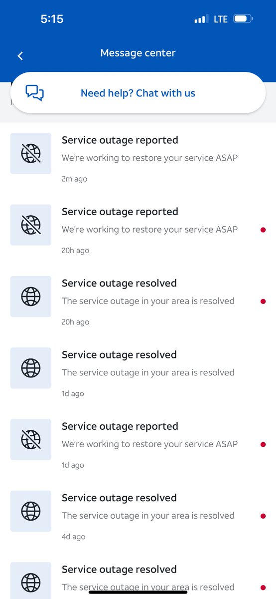 mattisadev's tweet image. This is the level of service you can expect from @ATT fiber. A month of this and they’ve literally told me to just “keep waiting” for it to be fixed.